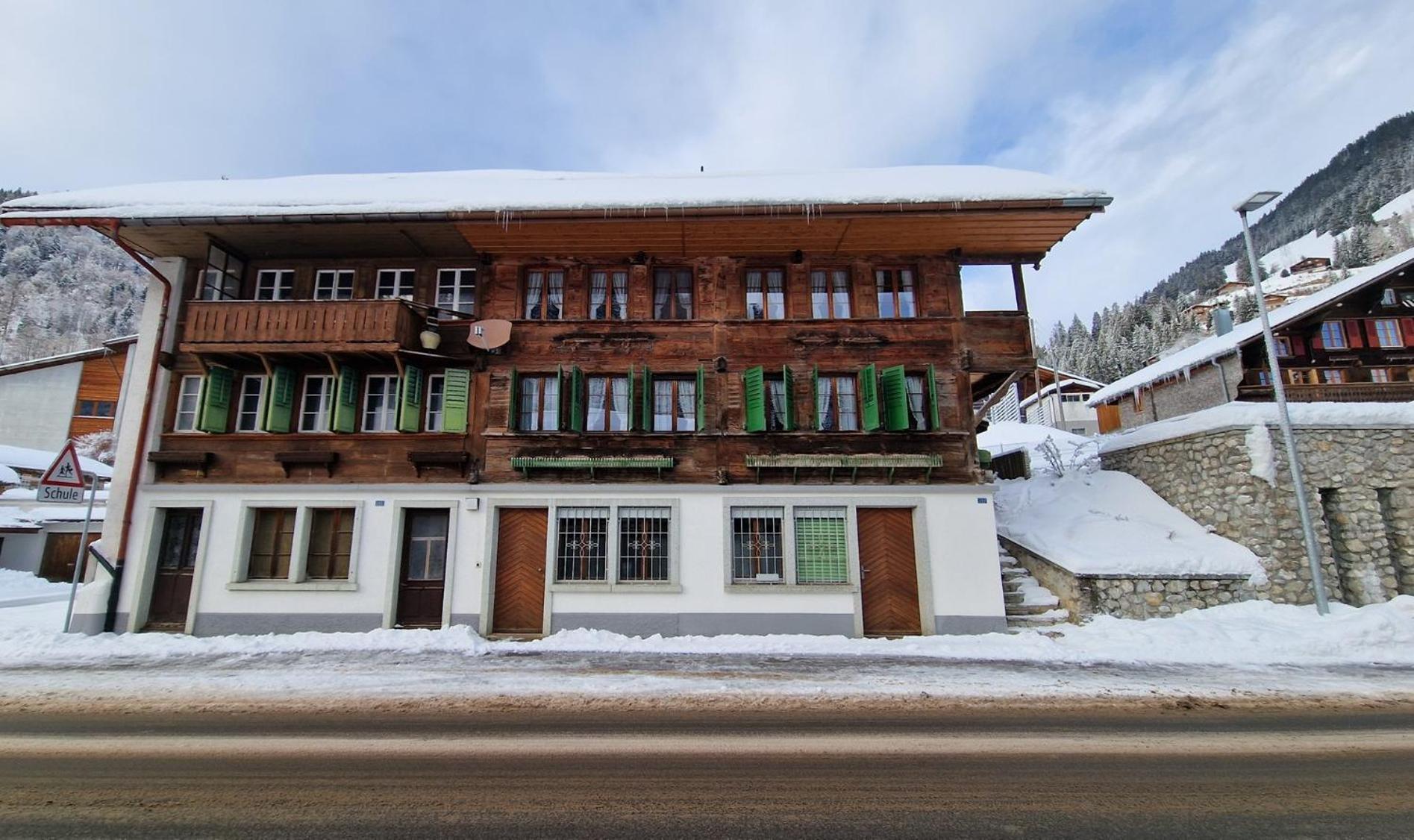 Hotel Cascade De Jaun Exterior foto